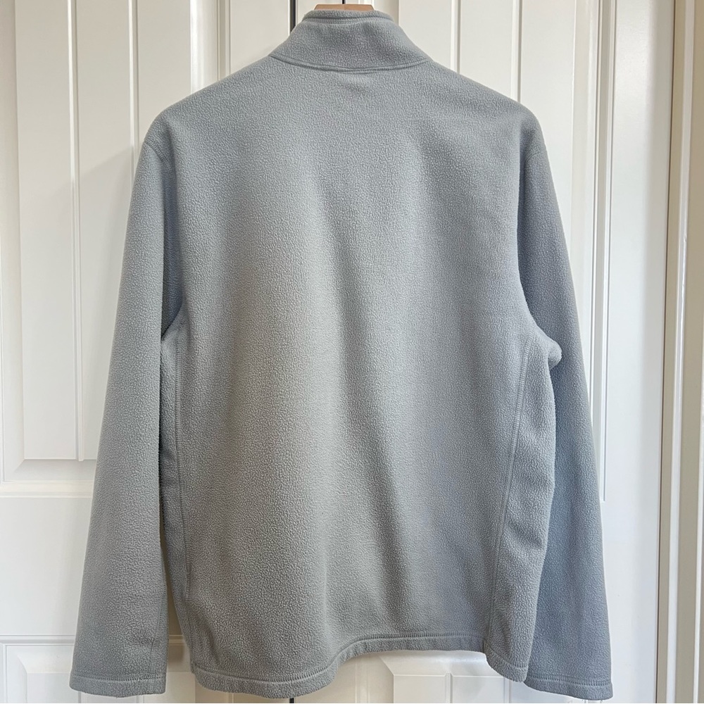 The North Face Mens Quarter Zip Fleece Pullover in Gray, Size M - Picture 8 of 8